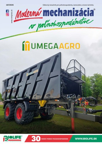Moderná mechanizácia v poľnohospodárstve 10/2026