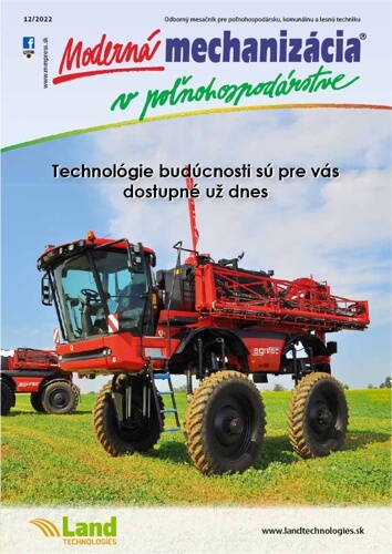 Moderná mechanizácia v poľnohospodárstve 12/2022