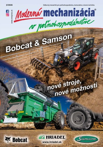 Moderná mechanizácia v poľnohospodárstve 3/2026