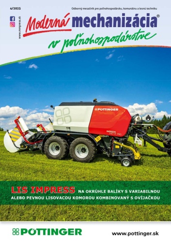 Moderná mechanizácia v poľnohospodárstve 4/2025