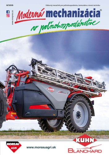Moderná mechanizácia v poľnohospodárstve 6/2026