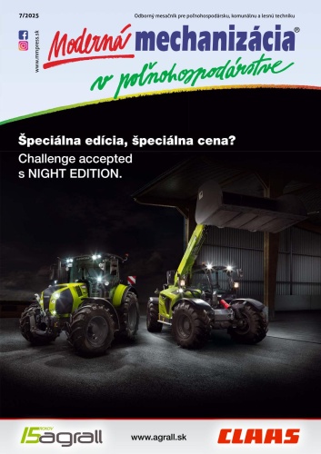 Moderná mechanizácia v poľnohospodárstve 7/2025