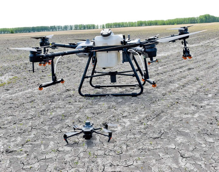 automatizacia polnohospodarstva drony